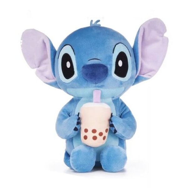 Disney Λούτρινο 30εκ. "Stitch Iconic" Με Boba Tea