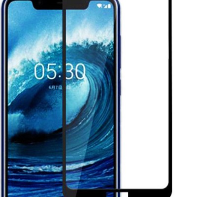Fullscreen Tempered Glass Μαύρο (Nokia 5.1 Plus) Fullscreen Tempered Glass Μαύρο (Nokia 5.1 Plus)