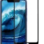 Fullscreen Tempered Glass Μαύρο (Nokia 5.1 Plus)