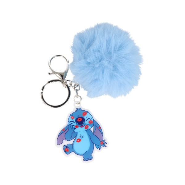 Disney Μπρελόκ Πομπομ σε Σιδερένιο Clips ''Stitch''