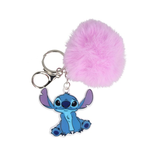 Disney Μπρελόκ Πομπομ σε Σιδερένιο Clips ''Stitch''