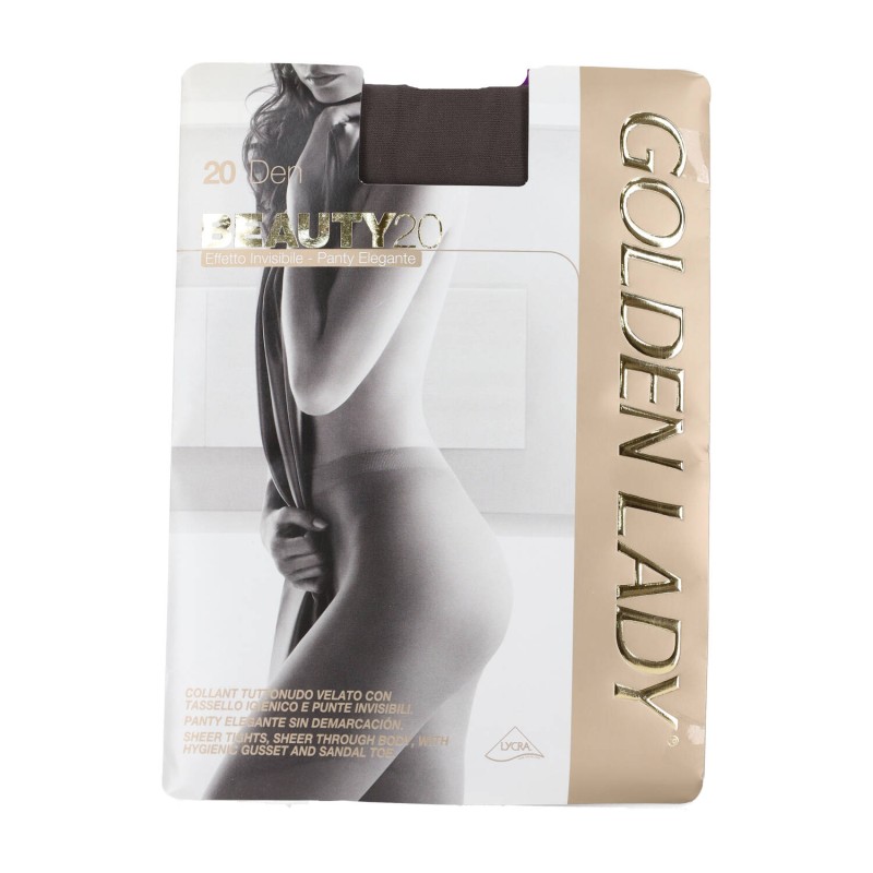 Golden Lady Beauty20 20 Den Γυναικείο Πολύ λεπτό Ελαστικό Καλσόν,Σούπερ Διάφανο