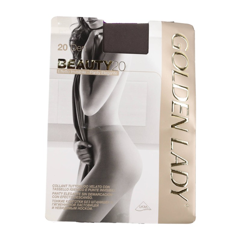Golden Lady Beauty20 20 Den Γυναικείο Πολύ λεπτό Ελαστικό Καλσόν,Σούπερ Διάφανο