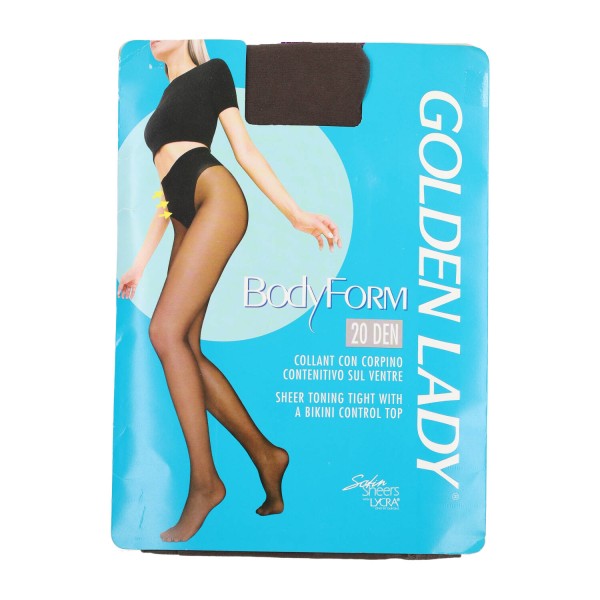 Golden Lady BodyForm 20 Den Ελαστικό Καλσόν με Παρτο Λαστέξ Κιλοτάκι