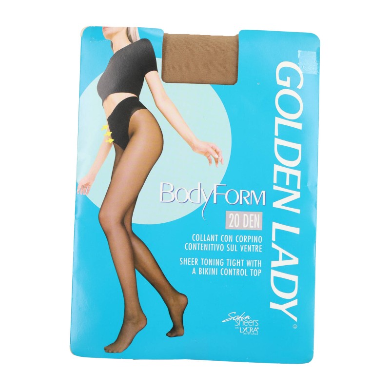 Golden Lady BodyForm 20 Den Ελαστικό Καλσόν με Παρτο Λαστέξ Κιλοτάκι
