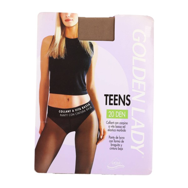 Golden Lady Teens 20 DEN Ελαστικό Χαμηλοκάβαλο Καλσόν με Παρτη Δαντελένια Κιλοτα