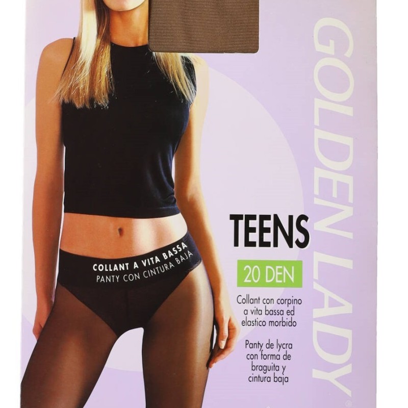 Golden Lady Teens 20 DEN Ελαστικό Χαμηλοκάβαλο Καλσόν με Παρτη Δαντελένια Κιλοτα Golden Lady Teens 20 DEN Ελαστικό Χαμηλοκάβαλο Καλσόν με Παρτη Δαντελένια Κιλοτα
