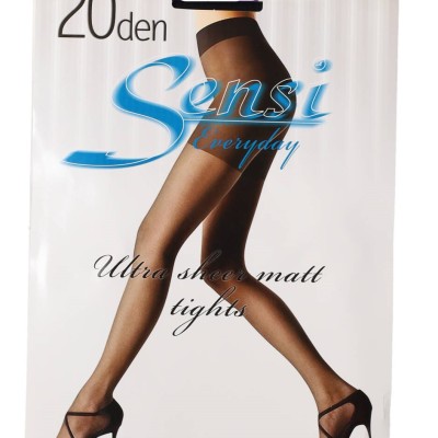 Sensi Everyday Γυναικείο Καλσόν Ελαστικό 20 Den με Διπλό Καβαλο