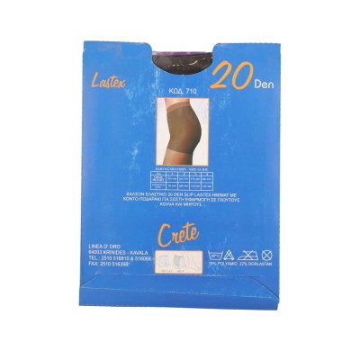 Linea D'oro Crete Lastex 20 Den Kαλσόν Ελαστικό Ημιμάτ με Κοντό Ποδοράκι Linea D'oro Crete Lastex 20 Den Kαλσόν Ελαστικό Ημιμάτ με Κοντό Ποδοράκι