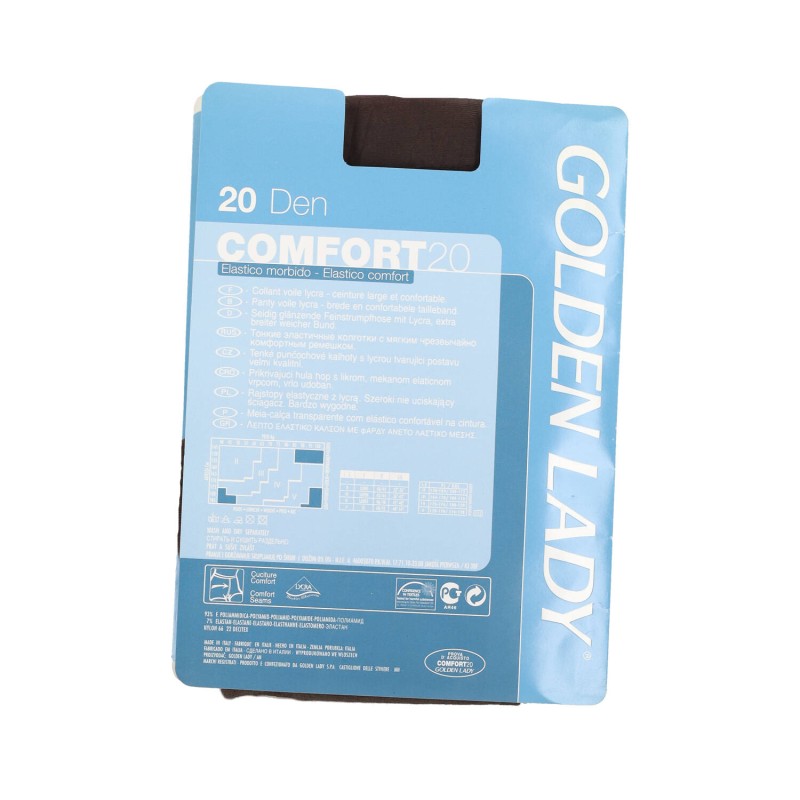 GOLDEN LADY COMFORT20 20 DEN Γυναικείο Καλσόν Λεπτό Ελαστικό με Φαρδύ Λάστιχο Μέσης GOLDEN LADY COMFORT20 20 DEN Γυναικείο Καλσόν Λεπτό Ελαστικό με Φαρδύ Λάστιχο Μέσης