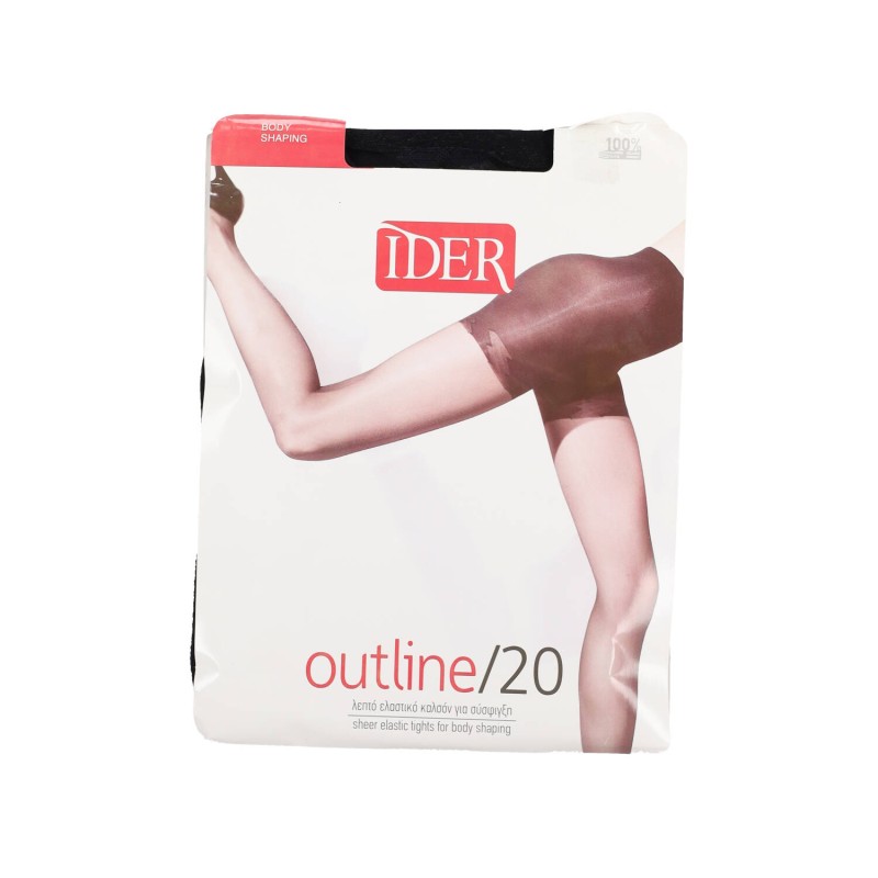 Ιder Outline Λεπτό Ελαστικό Καλσόν για Σύσφιξη 20 Den Ιder Outline Λεπτό Ελαστικό Καλσόν για Σύσφιξη 20 Den