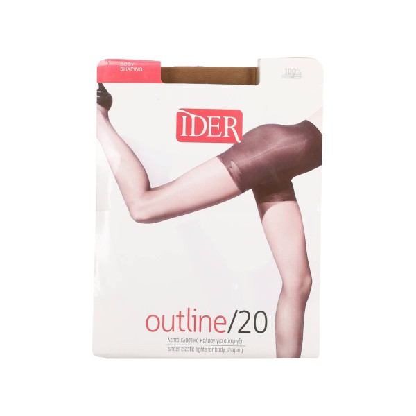 Ιder Outline Λεπτό Ελαστικό Καλσόν για Σύσφιξη 20 Den