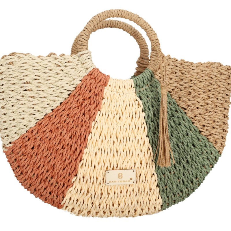 BAG TO BAG Κομψή Γυναικεία Τσάντα Παραλίας BAG TO BAG Κομψή Γυναικεία Τσάντα Παραλίας