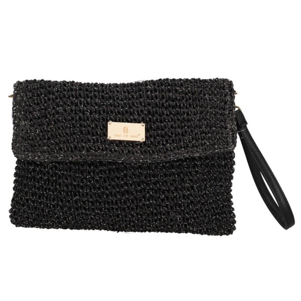 BAG TO BAG Γυναικείο Ψάθινο Τσαντάκι Φακέλος