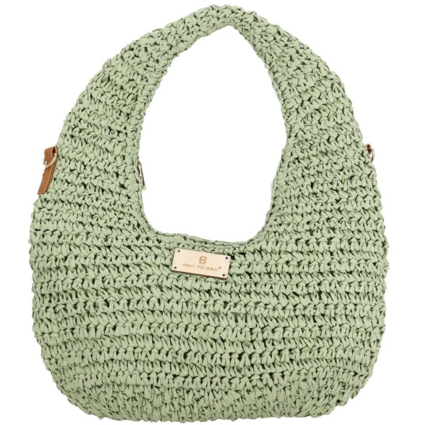 BAG TO BAG Γυναικεία Τσάντα Ψάθινη