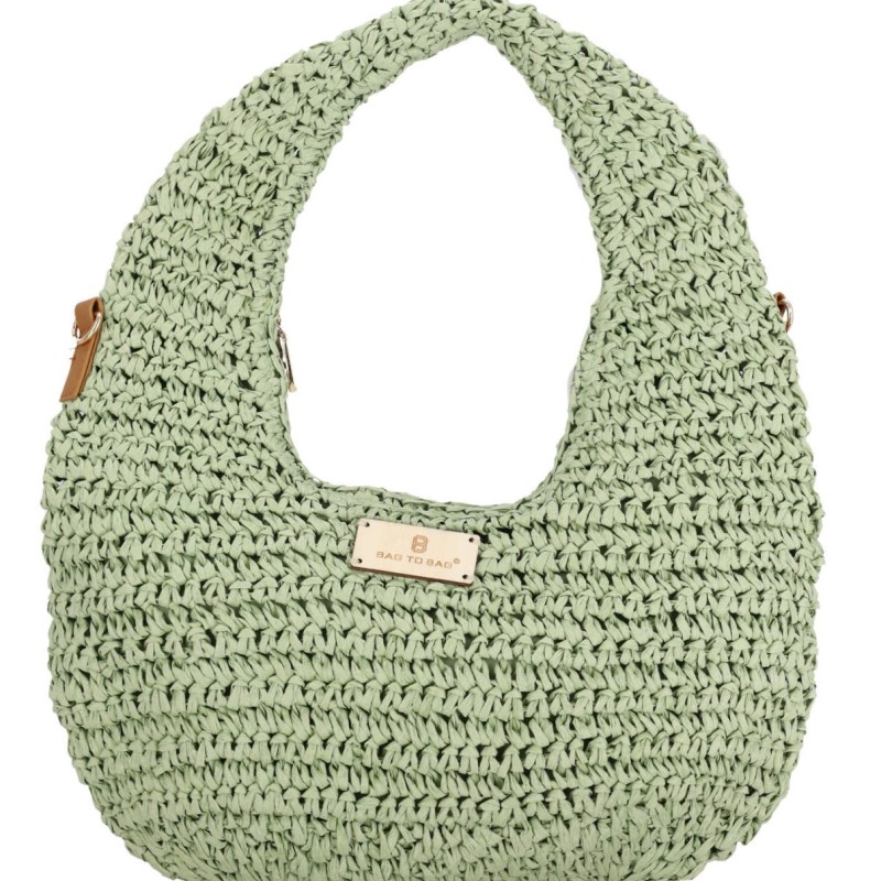 BAG TO BAG Γυναικεία Τσάντα Ψάθινη