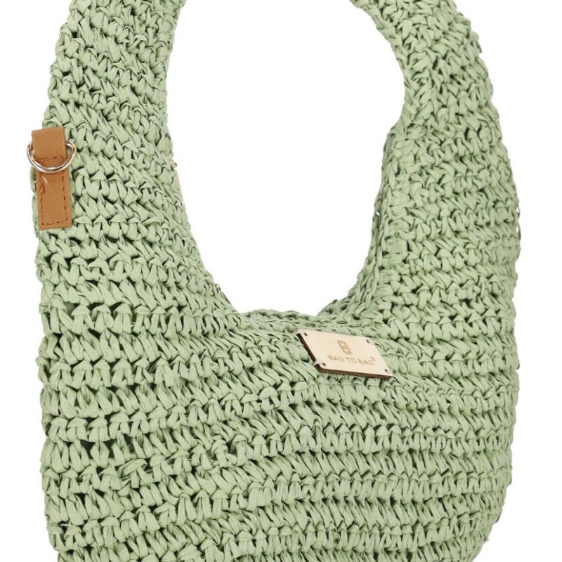 BAG TO BAG Γυναικεία Τσάντα Ψάθινη