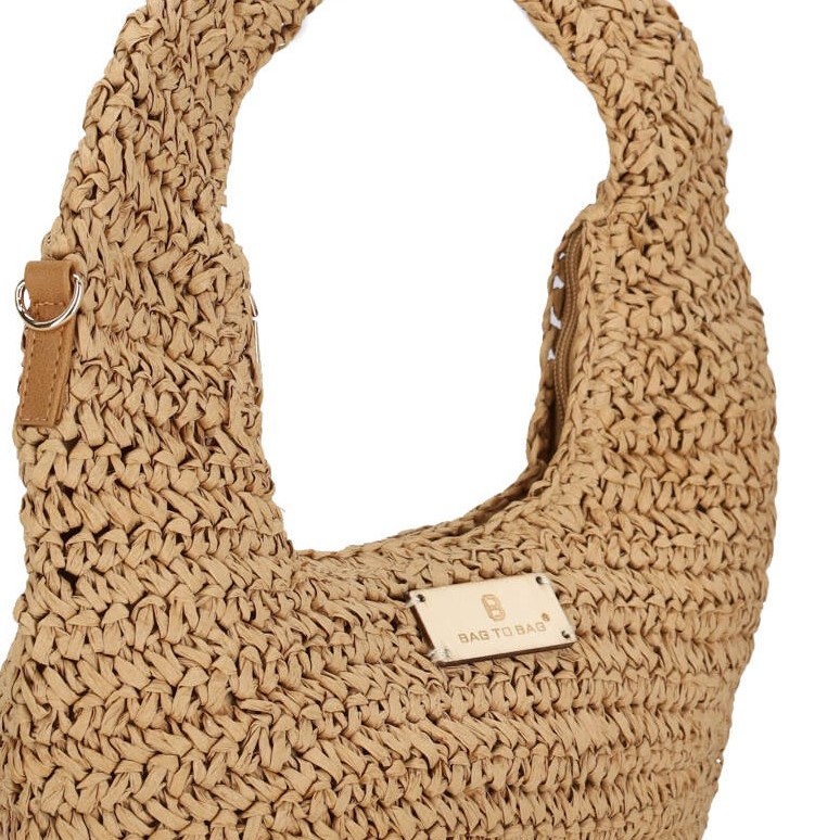 BAG TO BAG Γυναικεία Τσάντα Ψάθινη