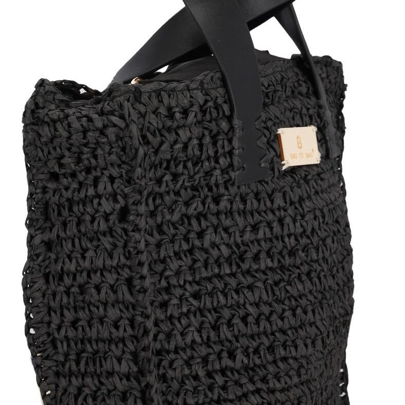 BAG TO BAG Γυναικεία Ψάθινη Tσάντα Xιαστί