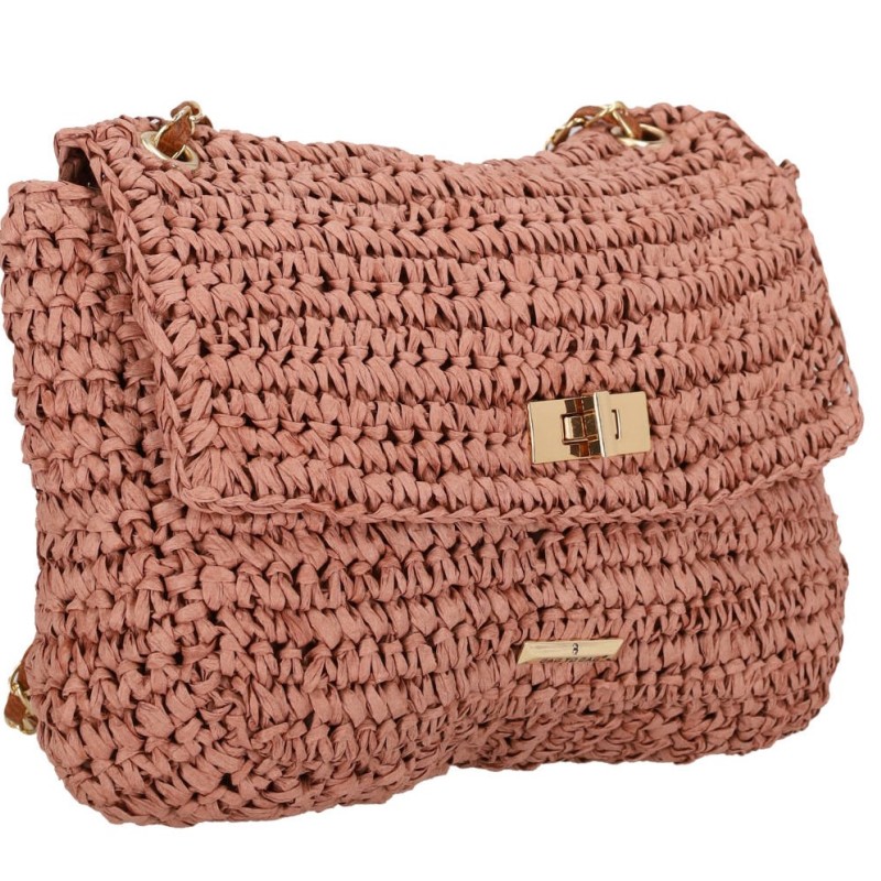 BAG TO BAG Γυναικεία Ψάθινη Τσάντα Φάκελος