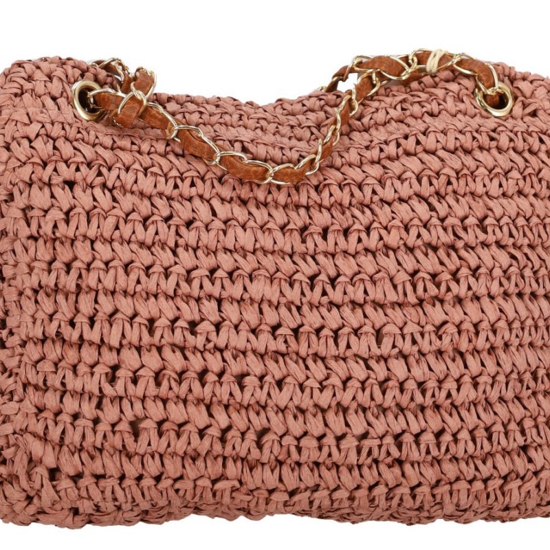 BAG TO BAG Γυναικεία Ψάθινη Τσάντα Φάκελος