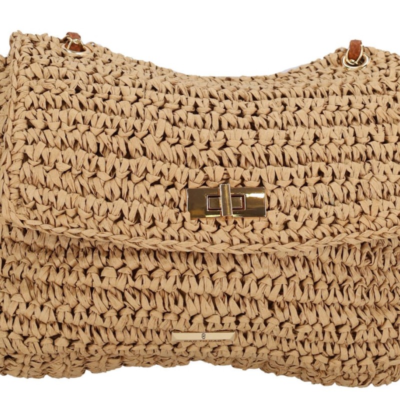 BAG TO BAG Γυναικεία Ψάθινη Τσάντα Φάκελος