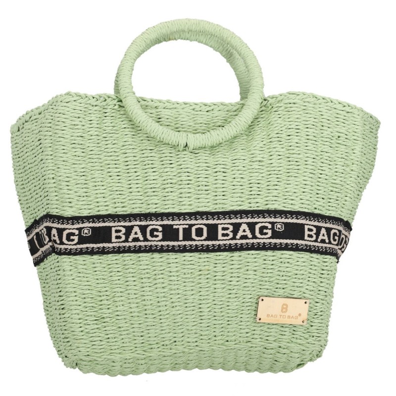 BAG TO BAG Ψάθινη Τσάντα WickerBomb BAG TO BAG Ψάθινη Τσάντα WickerBomb