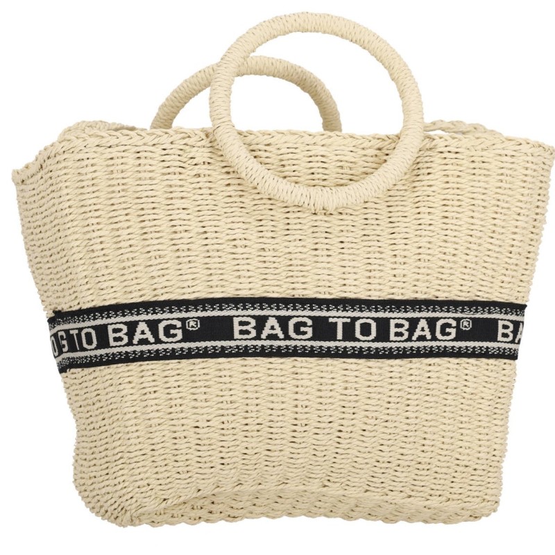 BAG TO BAG Ψάθινη Τσάντα WickerBomb BAG TO BAG Ψάθινη Τσάντα WickerBomb