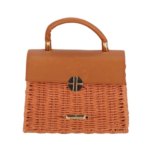 BAG TO BAG Ψάθινη Γυναικεία Τσάντα Χειρός/Ώμου