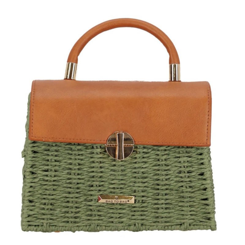 BAG TO BAG Ψάθινη Γυναικεία Τσάντα Χειρός/Ώμου BAG TO BAG Ψάθινη Γυναικεία Τσάντα Χειρός/Ώμου