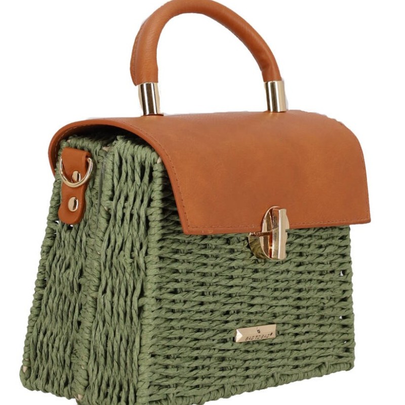 BAG TO BAG Ψάθινη Γυναικεία Τσάντα Χειρός/Ώμου BAG TO BAG Ψάθινη Γυναικεία Τσάντα Χειρός/Ώμου