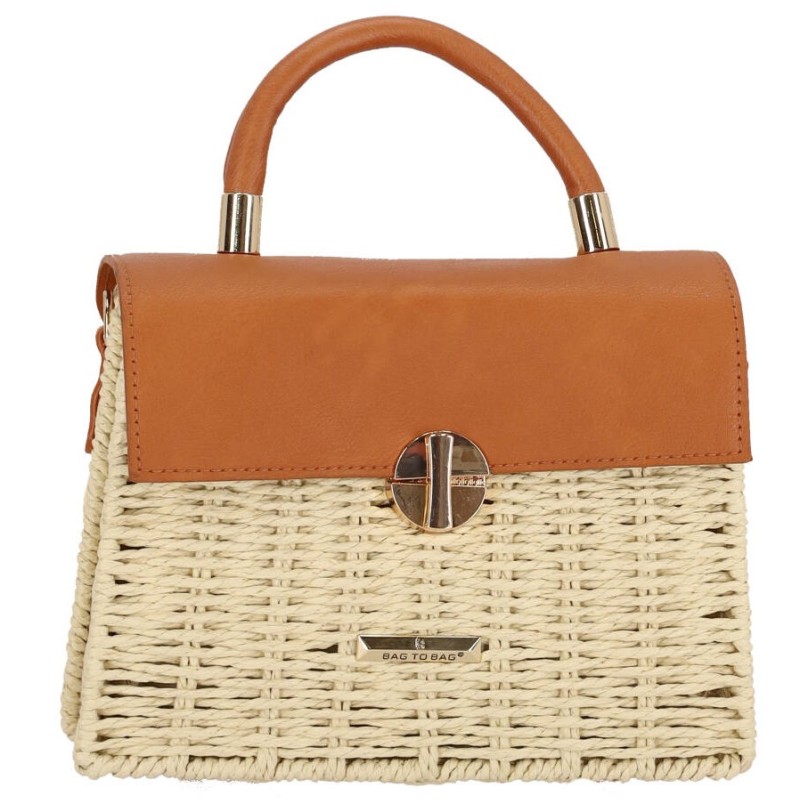 BAG TO BAG Ψάθινη Γυναικεία Τσάντα Χειρός/Ώμου BAG TO BAG Ψάθινη Γυναικεία Τσάντα Χειρός/Ώμου