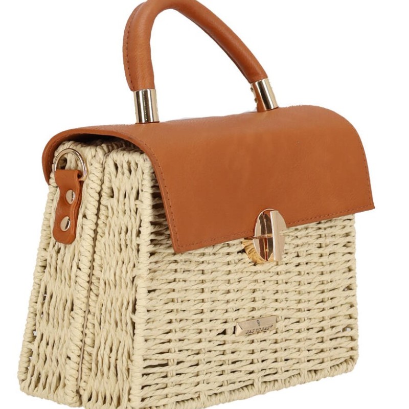 BAG TO BAG Ψάθινη Γυναικεία Τσάντα Χειρός/Ώμου BAG TO BAG Ψάθινη Γυναικεία Τσάντα Χειρός/Ώμου