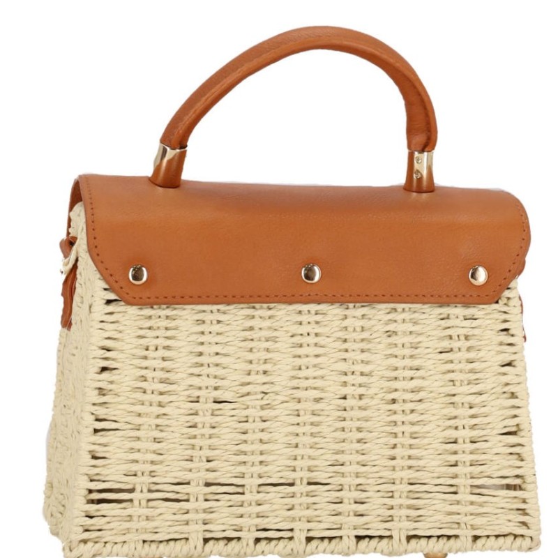 BAG TO BAG Ψάθινη Γυναικεία Τσάντα Χειρός/Ώμου BAG TO BAG Ψάθινη Γυναικεία Τσάντα Χειρός/Ώμου