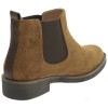Vera Blum, Suede, Women's, Biker, Boots, Flat, Blue, Tan, Color