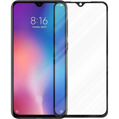 Fullscreen Tempered Glass Μαύρο (Xiaomi Mi 9 SE)