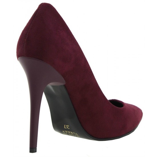 Paylan Suede High Thin Heel Stiletto Heels
