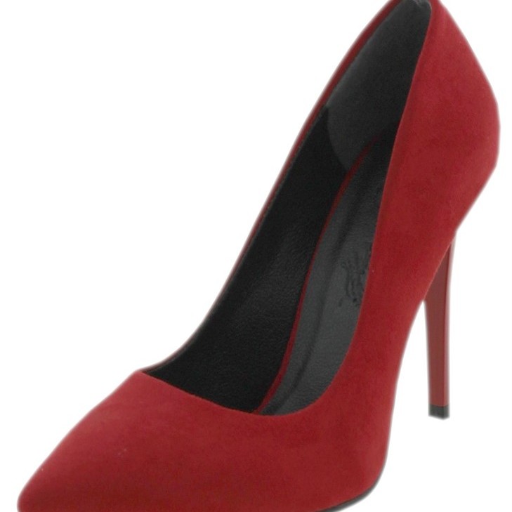 Paylan Suede High Thin Heel Stiletto Heels