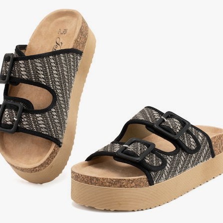 Jomix Shoes Γυναικίες Παντόφλες Ψάθινες