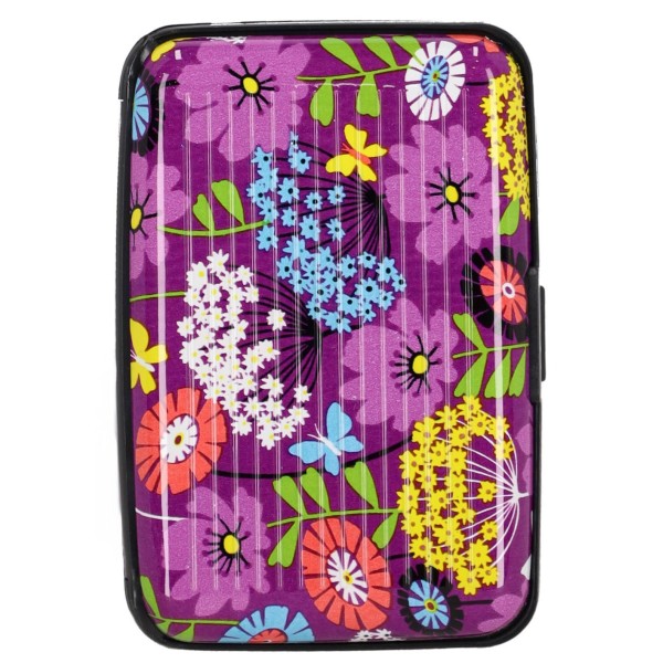 OEM Πορτοφόλι Ασφαλείας Πιστωτικών Καρτών 6 Θέσεων -Floral