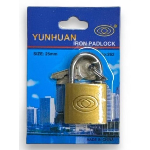 Yunhuan Λουκέτο με κλειδί 25mm