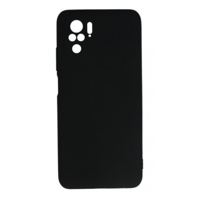 Siipro Θήκη Back Cover Ματ Σιλικόνης Μαύρο (Xiaomi Redmi Note 10 & Xiaomi Redmi Note 10S & Xiaomi Poco M5s)