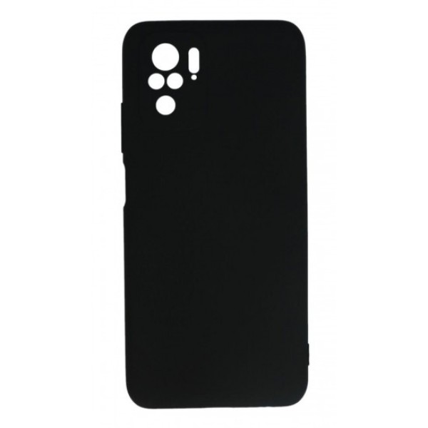 Siipro Θήκη Back Cover Ματ Σιλικόνης Μαύρο (Xiaomi Redmi Note 10 & Xiaomi Redmi Note 10S & Xiaomi Poco M5s) Αξεσουάρ Κινητών/Tablet