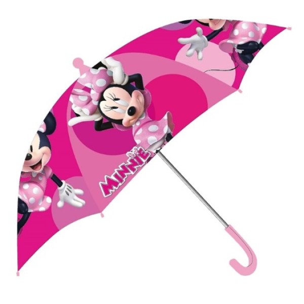 Disney Παιδική Ομπρέλα Minnie Φούξια-Ροζ