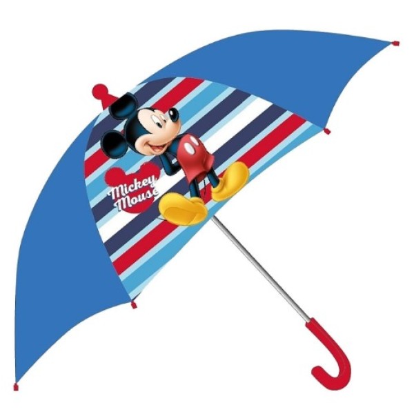 Disney Παιδική Ομπρέλα Mickey με Μπλέ Γραμμές