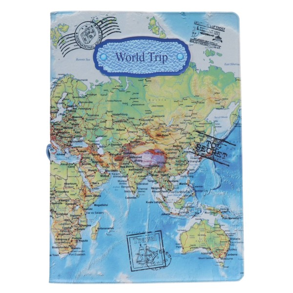 Erdom Θήκη Διαβατηρίου Με Σχέδιο World Trip Είδη Ταξιδίου