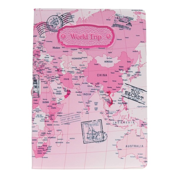 Erdom Θήκη Διαβατηρίου Με Σχέδιο World Trip Είδη Ταξιδίου