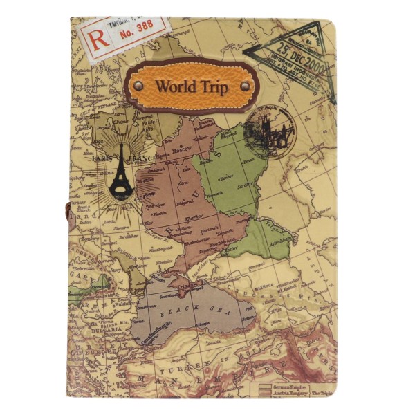 Erdom Θήκη Διαβατηρίου Με Σχέδιο World Trip Είδη Ταξιδίου