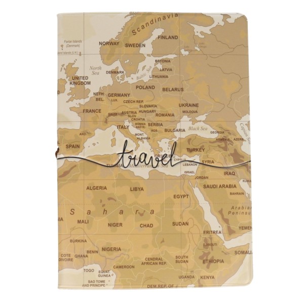 Erdom Θήκη Διαβατηρίου Με Σχέδιο Travel