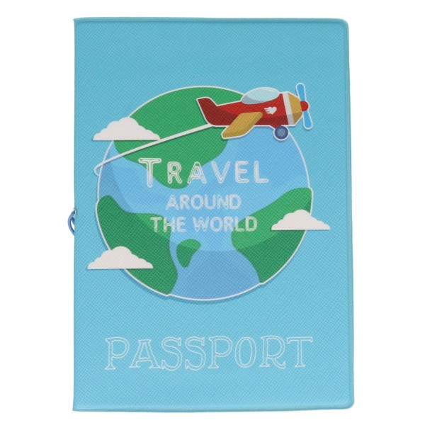 Erdom Θήκη Διαβατηρίου Με Σχέδιο Travel Around The World